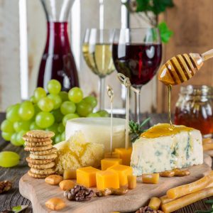 kaas en wijn